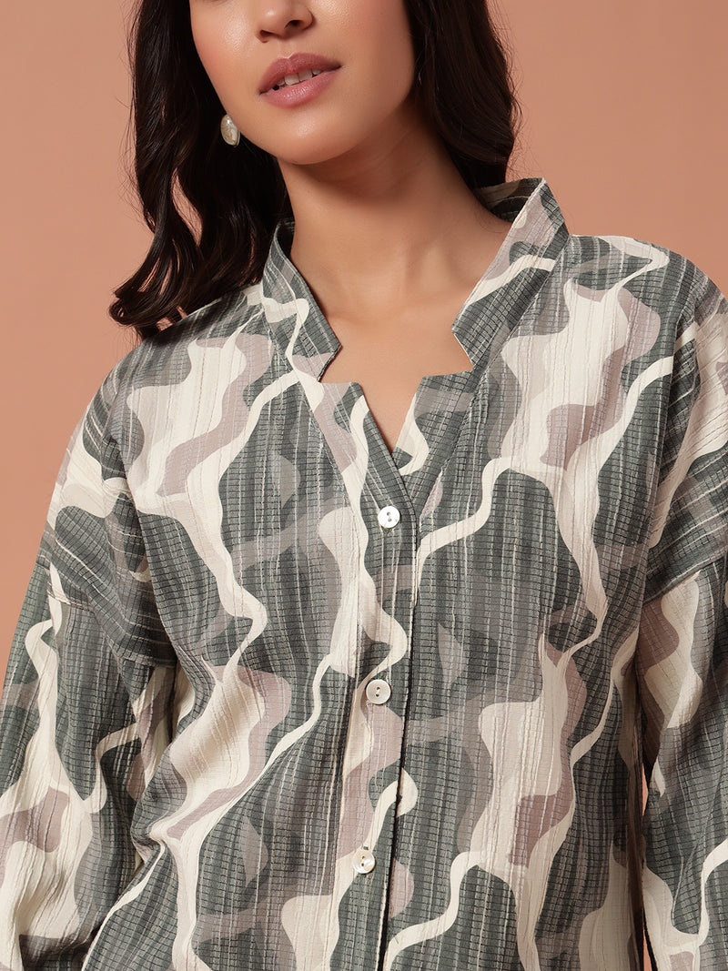 Women Co Ord set - ARMY