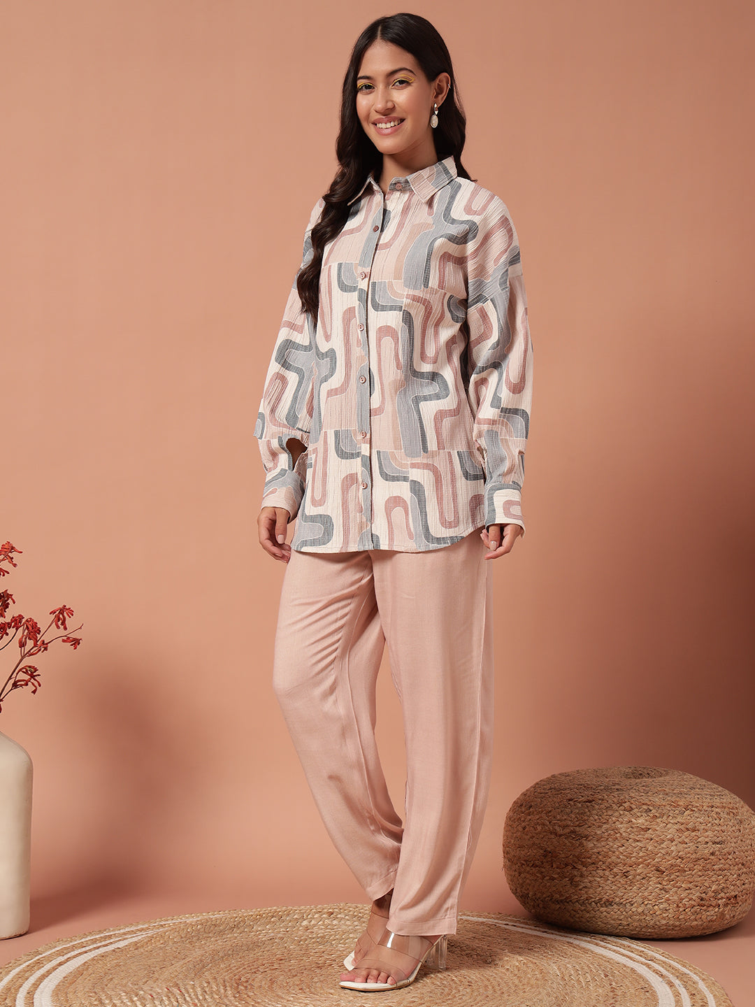 Women Co Ord set - COFFEE