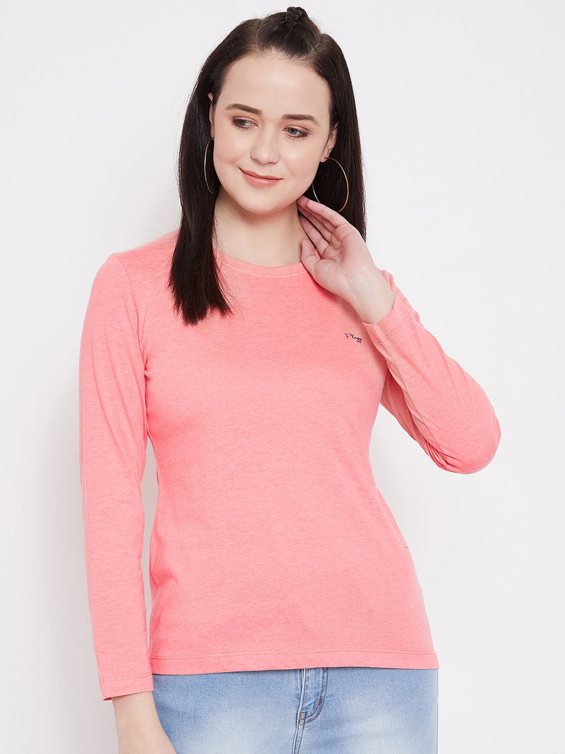 WOMEN COTTON FULL SLEEVE T-SHIRT