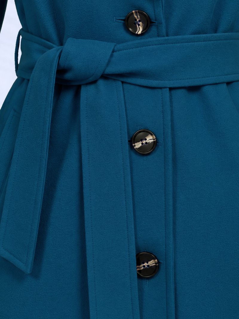 Airforce Belted Winter Trench Coat