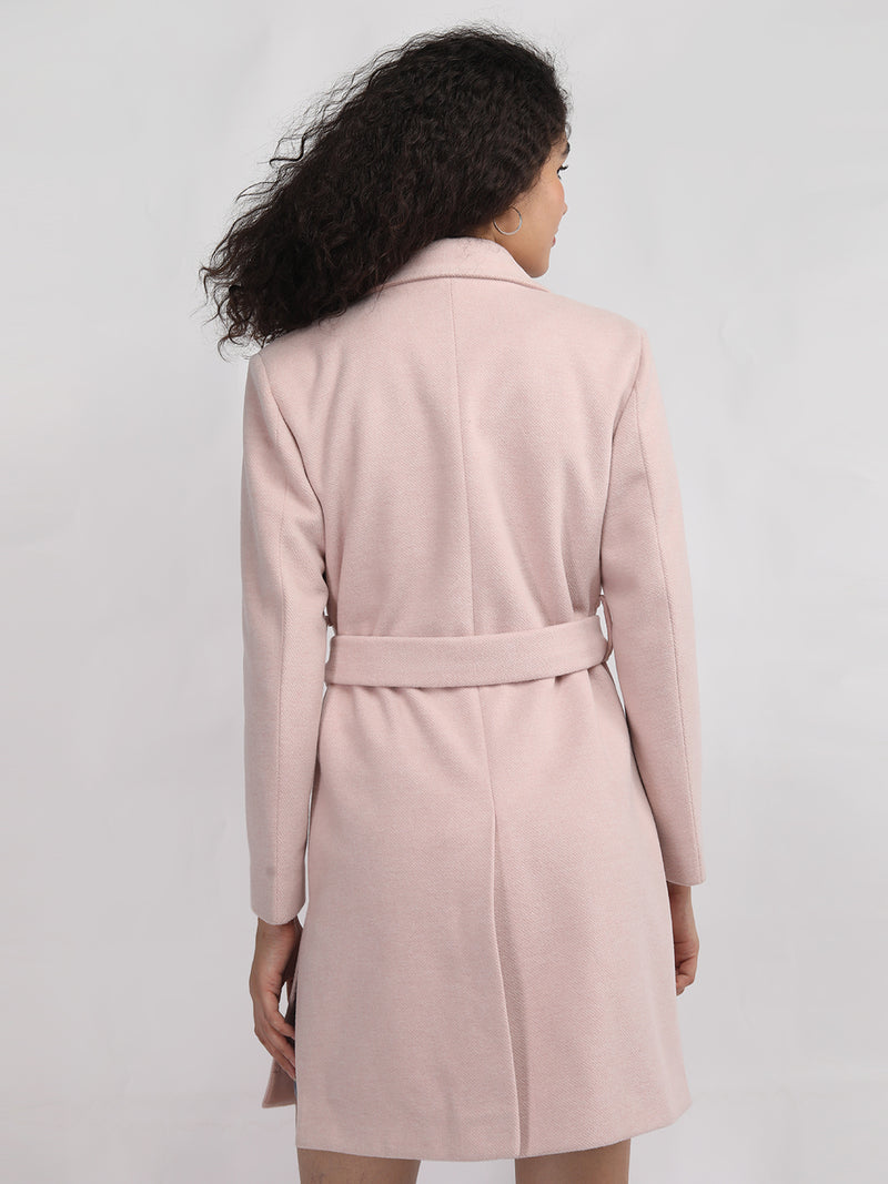 PLAGG Women Winter Stylish Coat - Peach