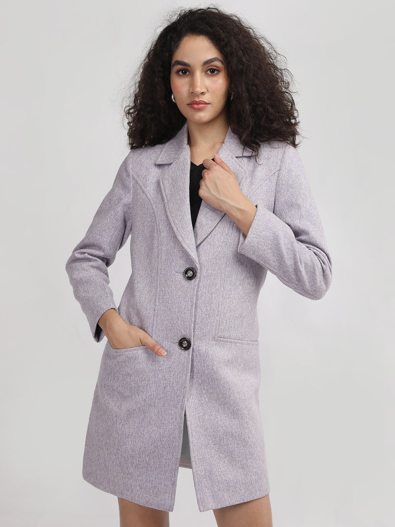 Lavender Brown Winter Coat