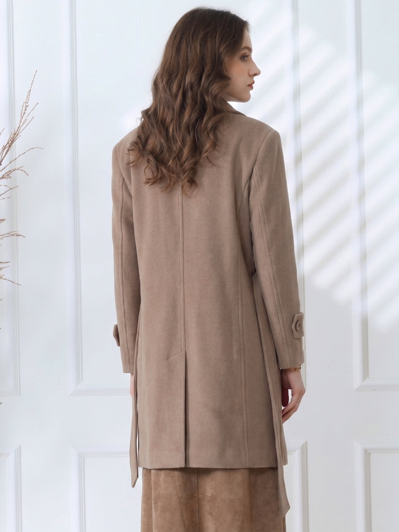 Brown Longline Winter Coat