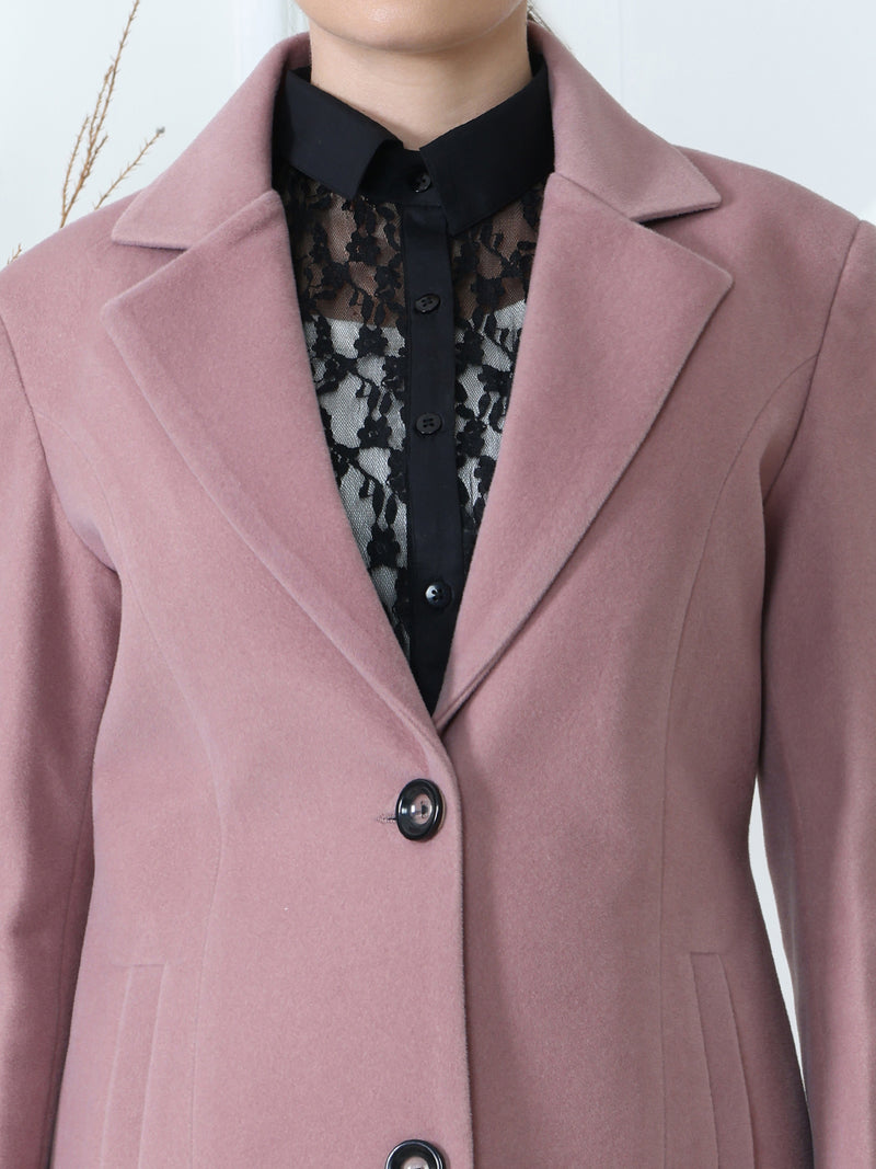 Lilac Winter Overcoat