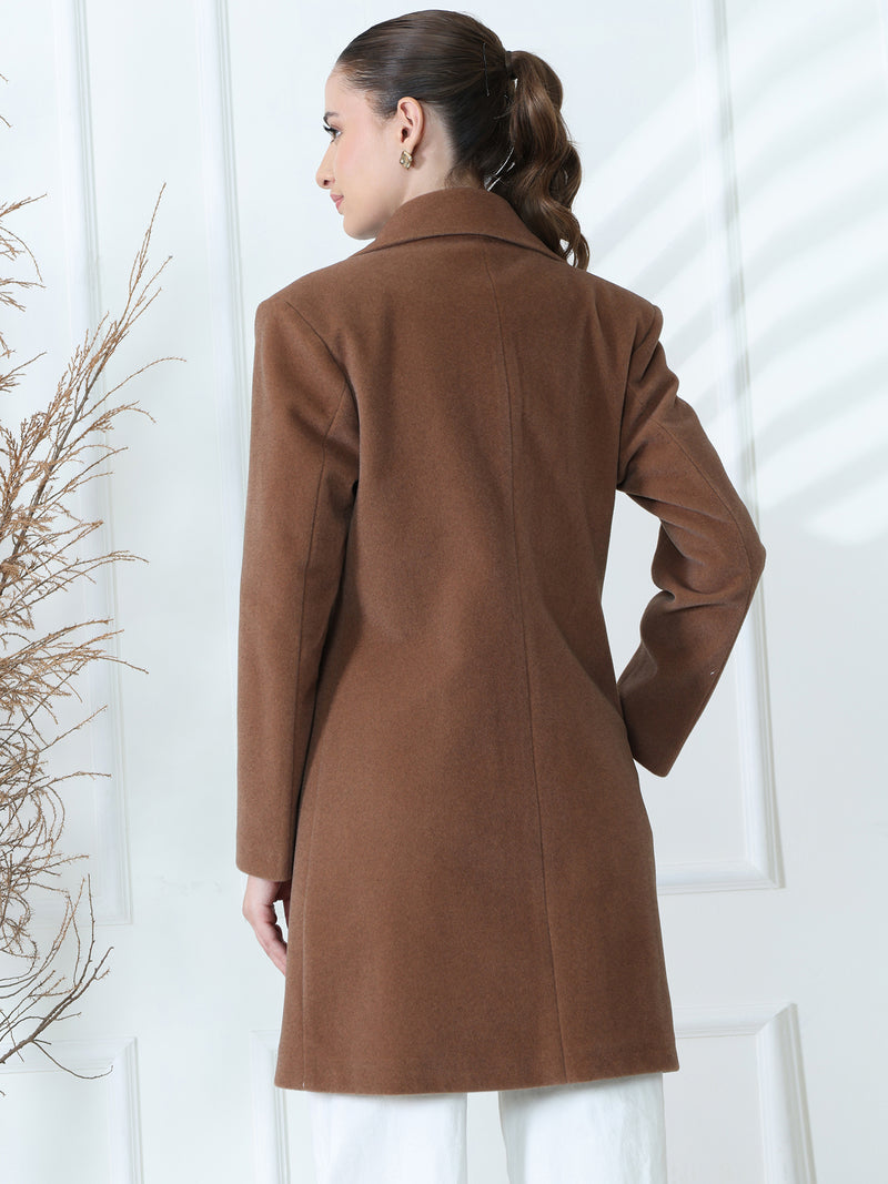 Coffee Brown Long Coat