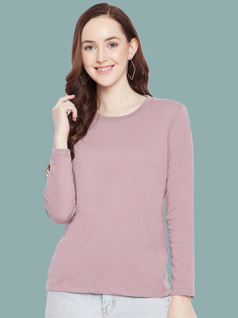 WOMEN COTTON FULL SLEEVE T-SHIRT