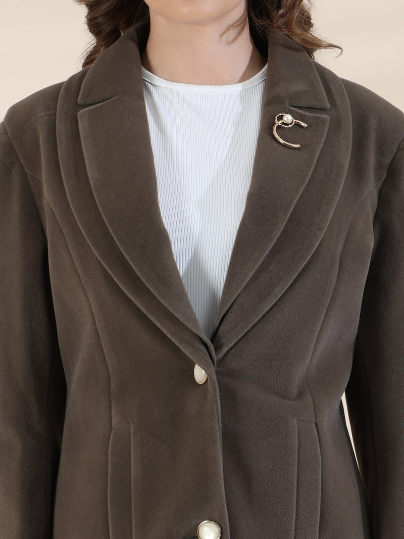 Dark Green Winter Overcoat