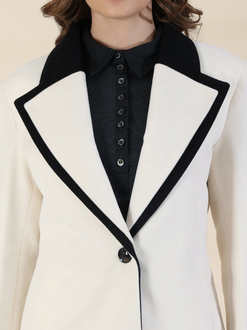 White Long Overcoat