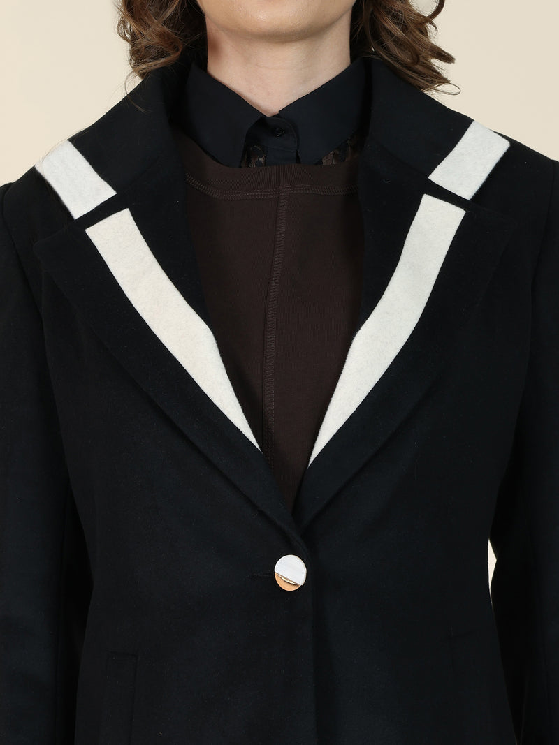 Black Winter Trench Coat