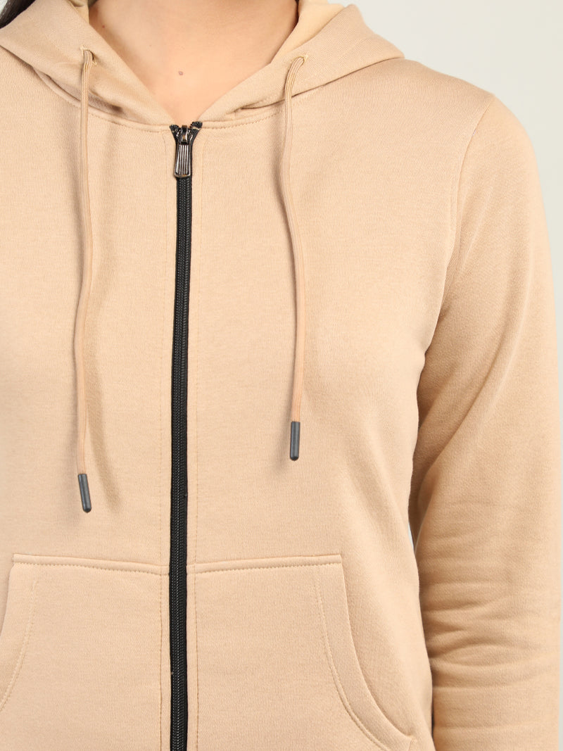 WOMEN WINTER HOODED SWEATSHIRT