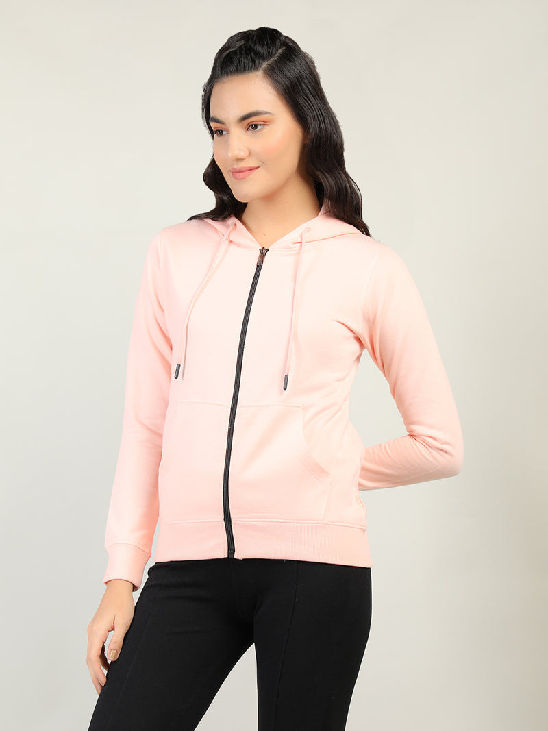 WOMEN WINTER HOODED SWEATSHIRT