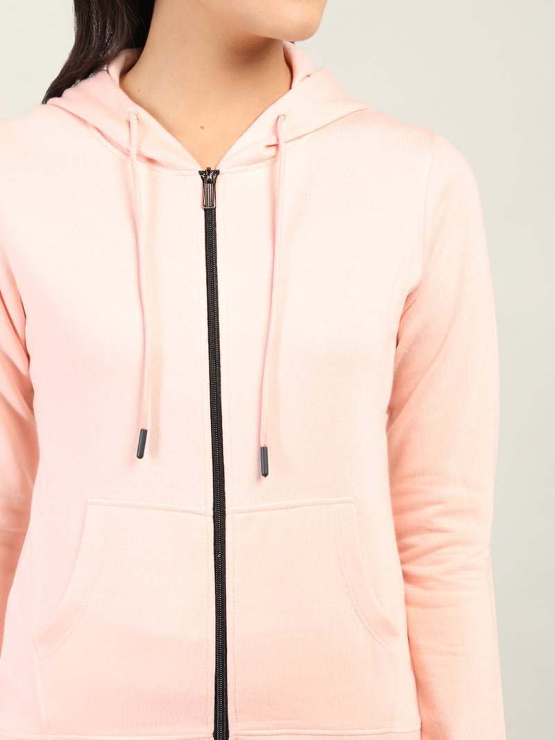 WOMEN WINTER HOODED SWEATSHIRT