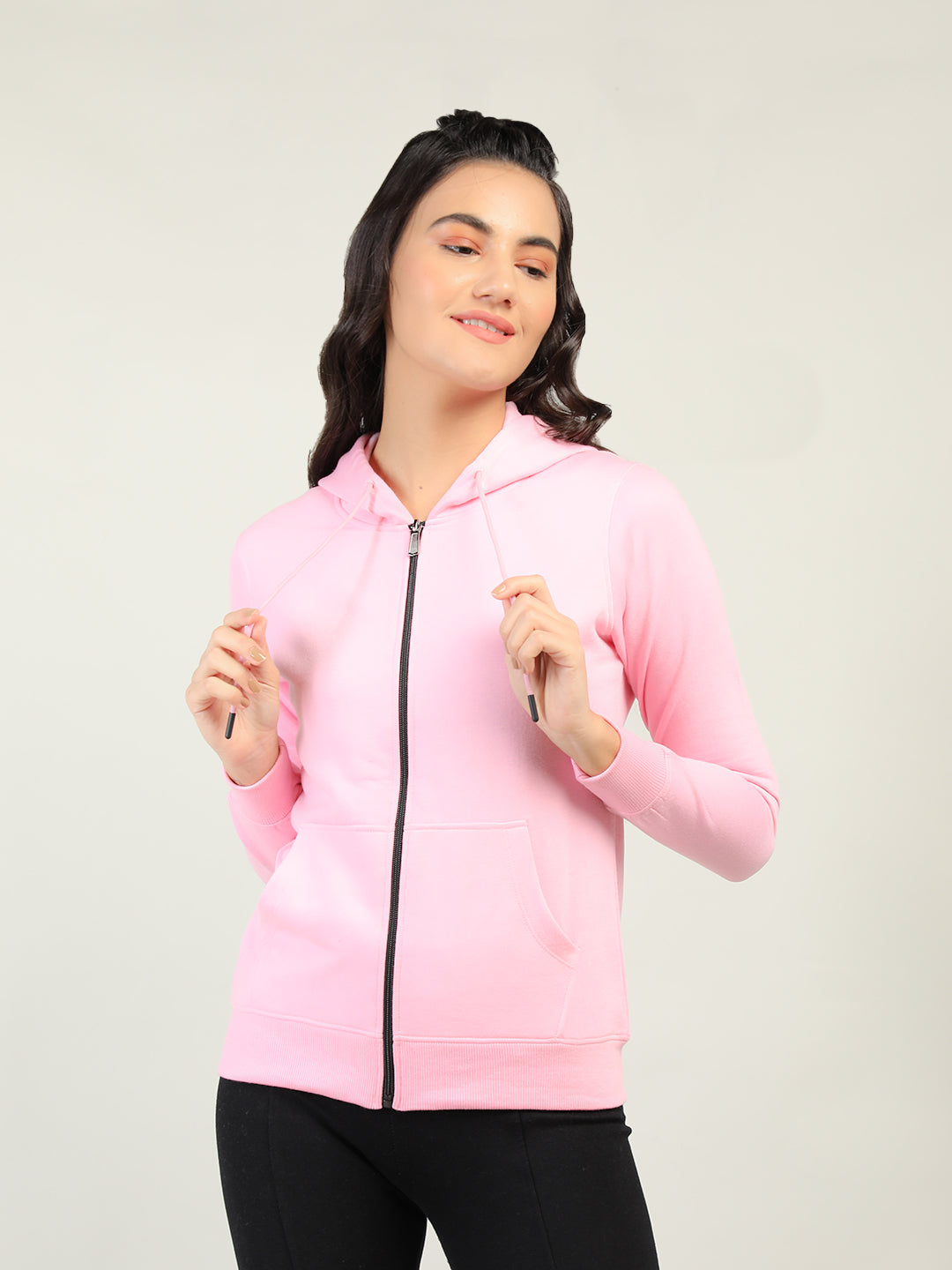 WOMEN WINTER HOODED SWEATSHIRT