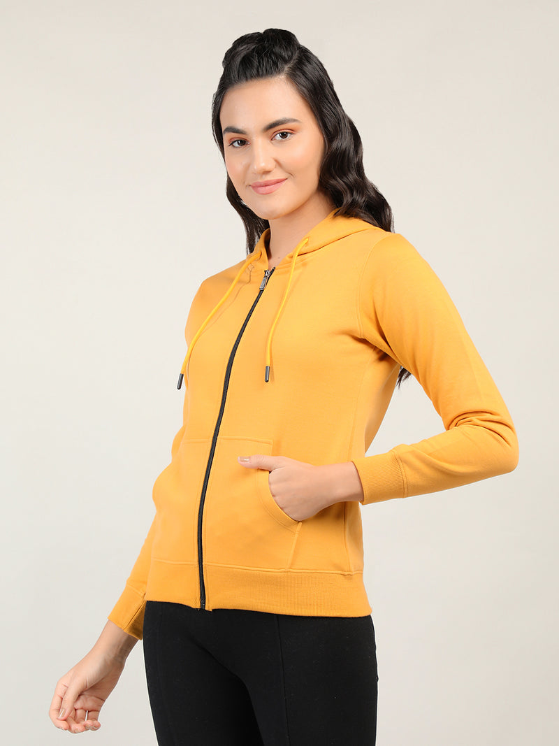 WOMEN WINTER HOODED SWEATSHIRT