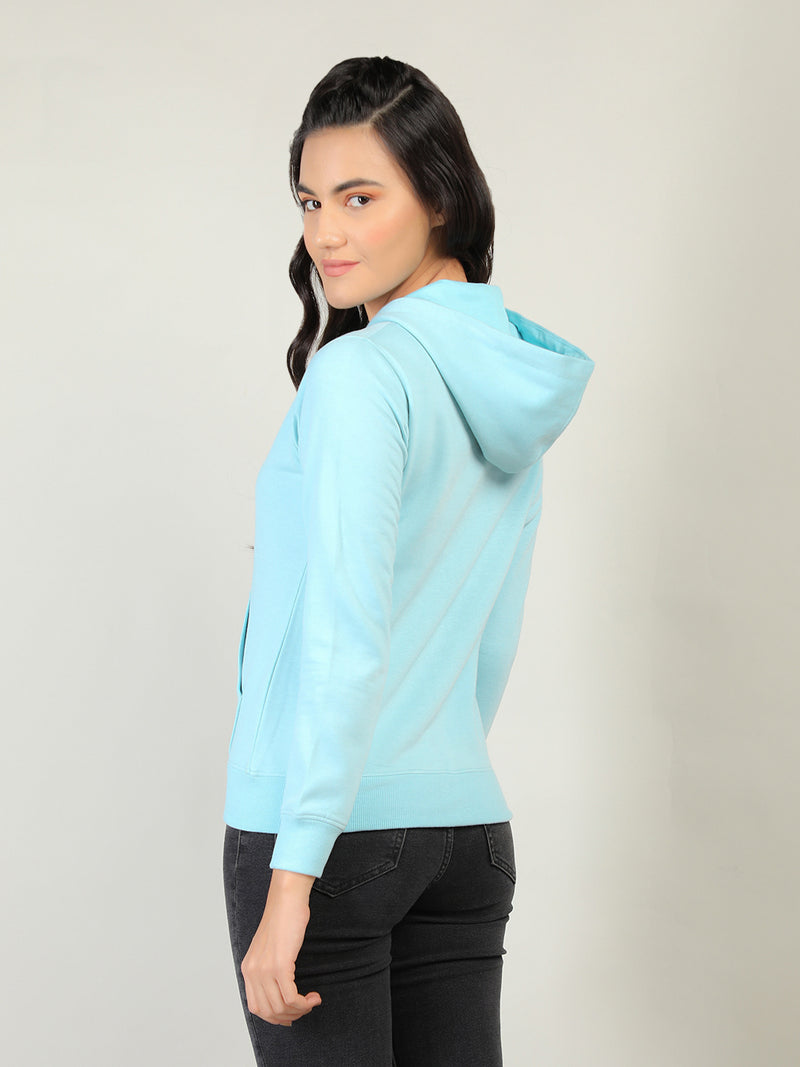 WOMEN WINTER HOODED SWEATSHIRT