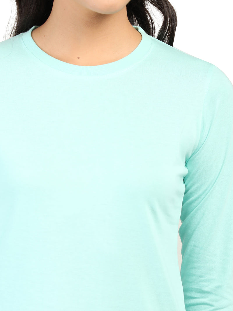 WOMEN COTTON FULL SLEEVE T-SHIRT