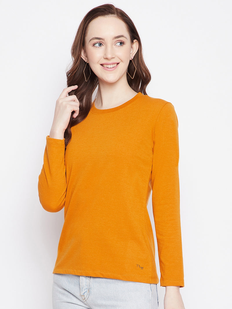 WOMEN COTTON FULL SLEEVE T-SHIRT