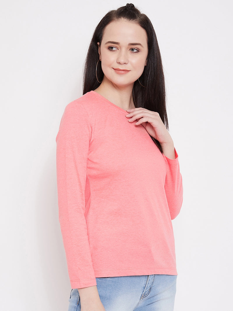 WOMEN COTTON FULL SLEEVE T-SHIRT