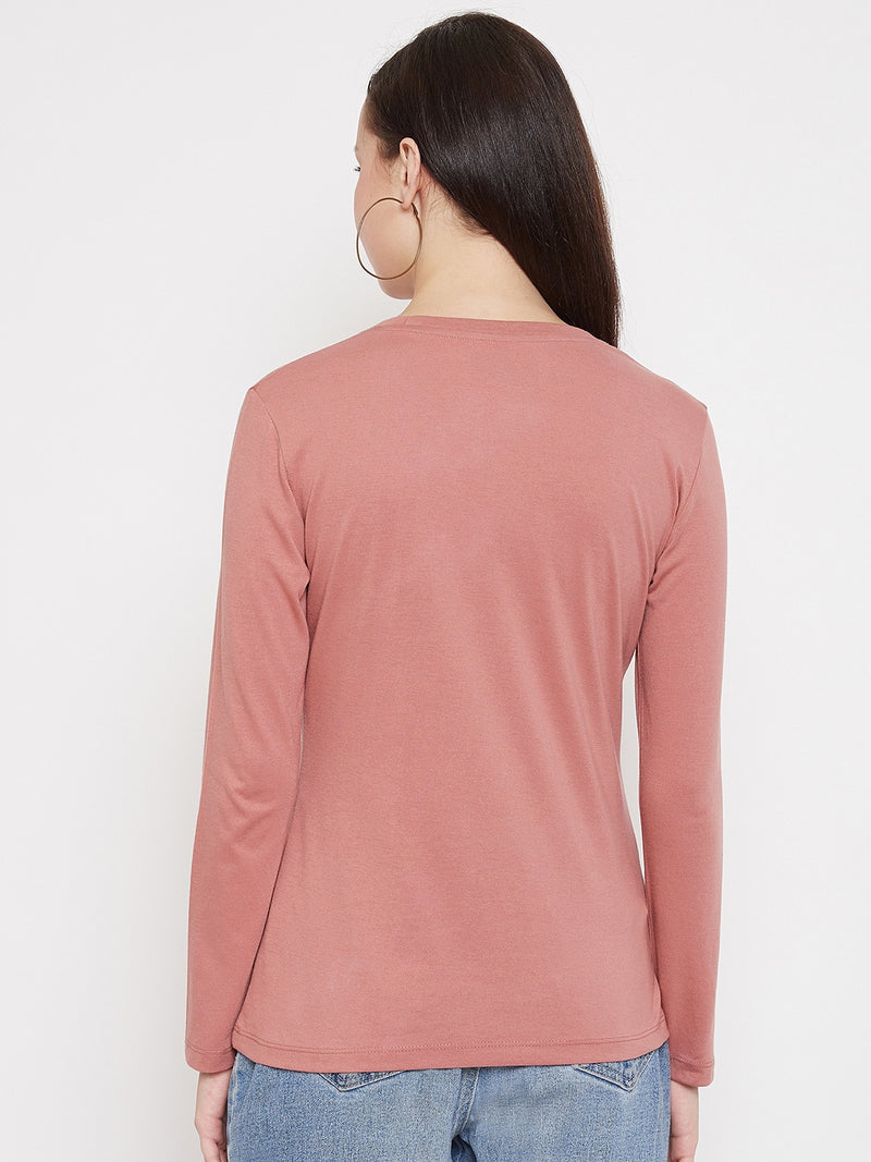 WOMEN COTTON FULL SLEEVE T-SHIRT