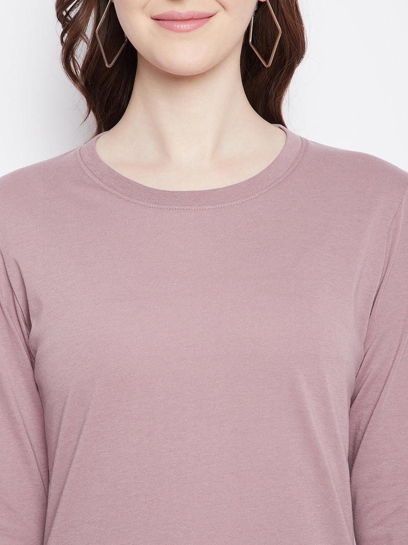WOMEN COTTON FULL SLEEVE T-SHIRT