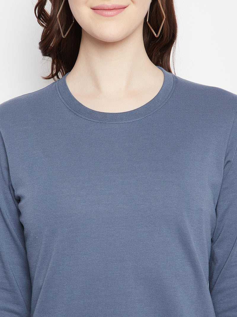 WOMEN COTTON FULL SLEEVE T-SHIRT