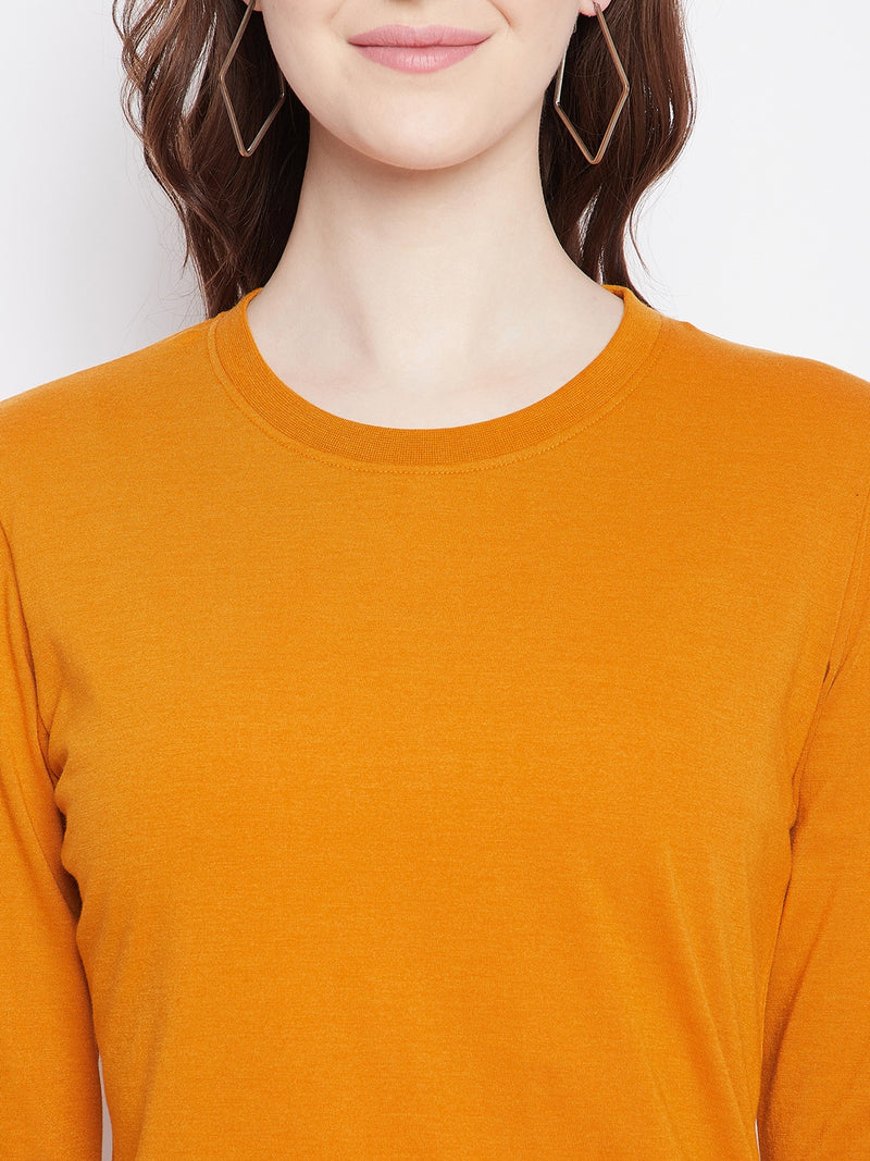 WOMEN COTTON FULL SLEEVE T-SHIRT