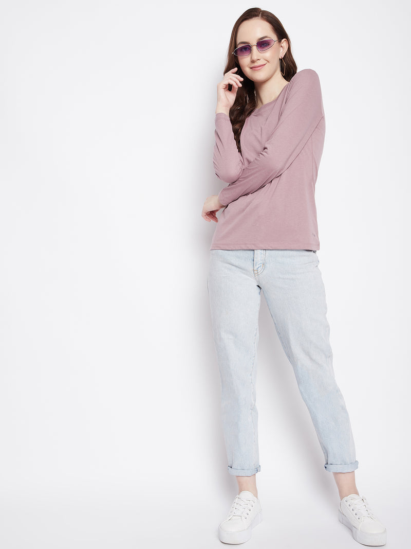 WOMEN COTTON FULL SLEEVE T-SHIRT