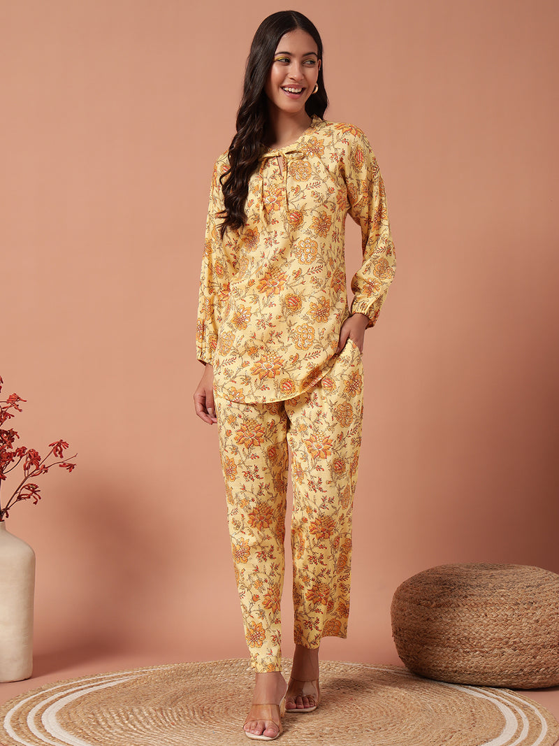 Women Co Ord set - MUSTARD