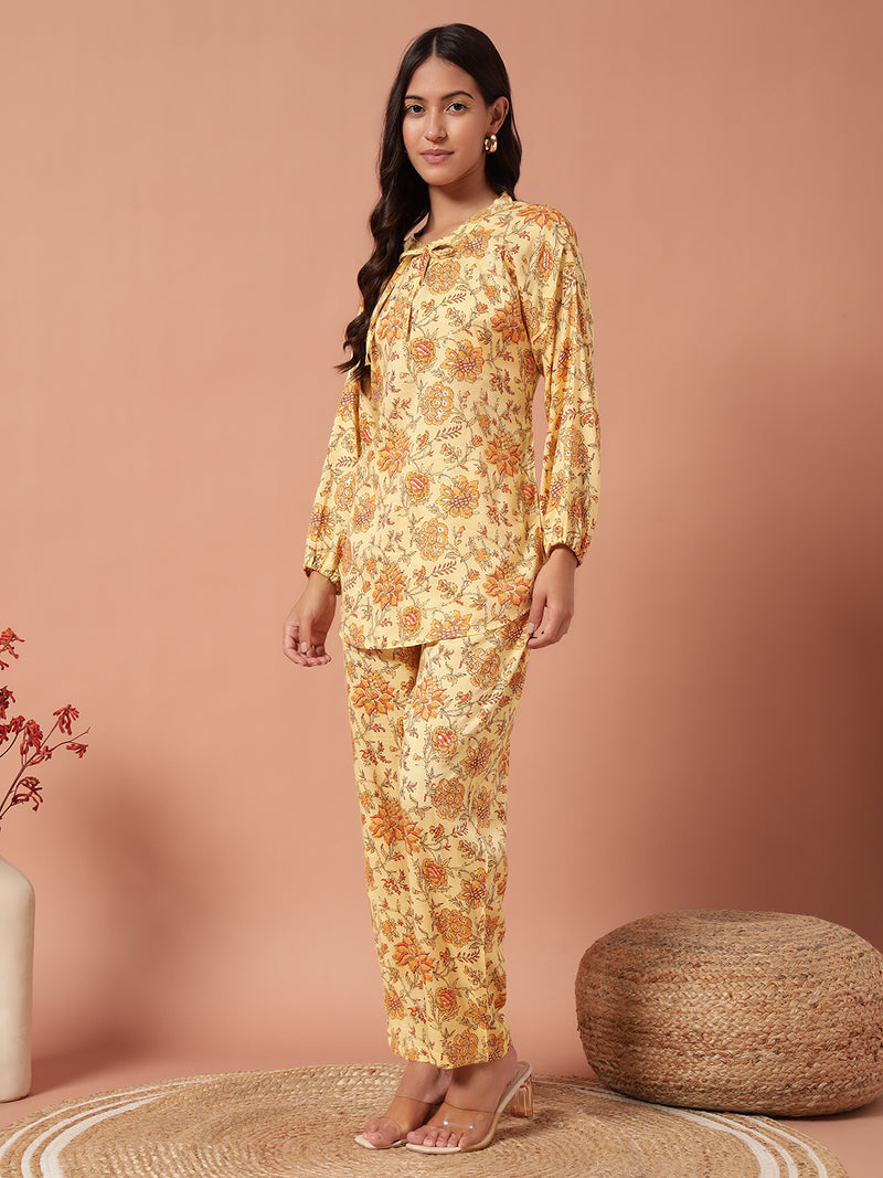 Women Co Ord set - MUSTARD