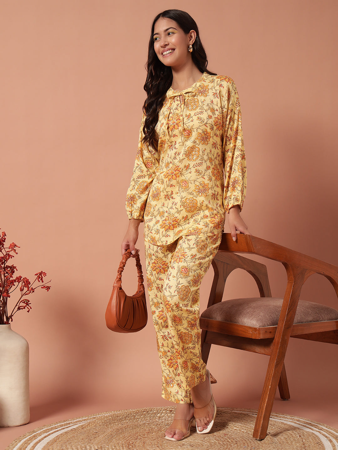 Women Co Ord set - MUSTARD