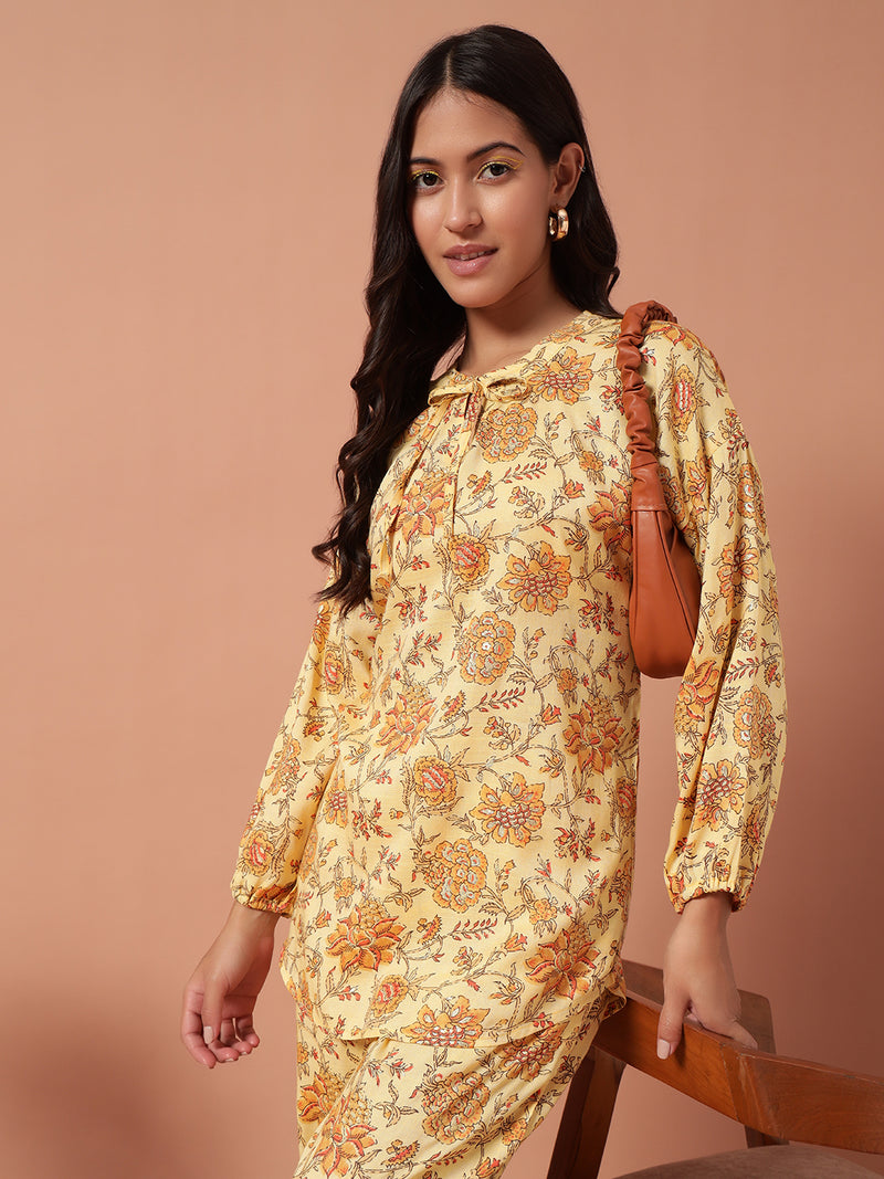 Women Co Ord set - MUSTARD