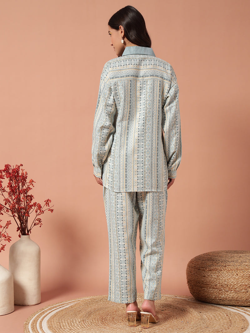 Women Co Ord set - NAVY YELLOW