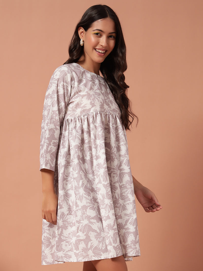 Women Frock - PASTEL PINK