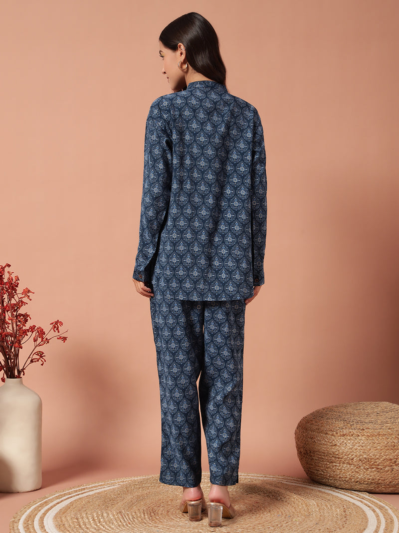 Women Co Ord set - INDIGO