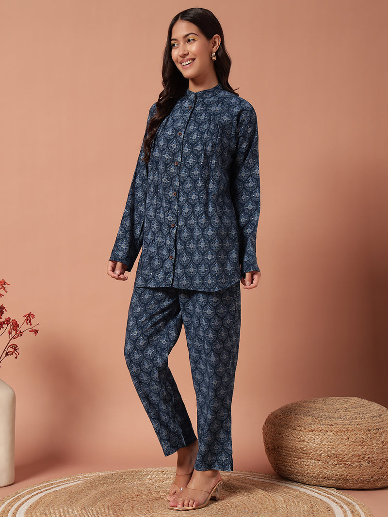Women Co Ord set - INDIGO