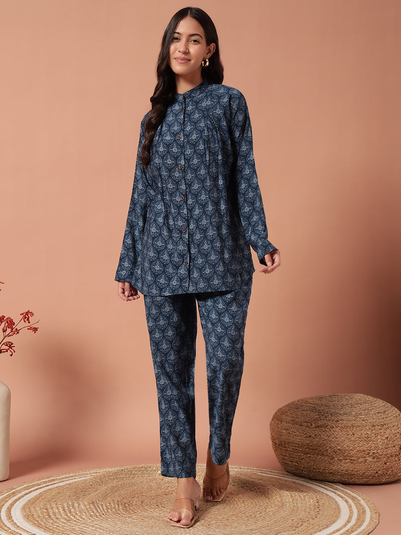Women Co Ord set - INDIGO