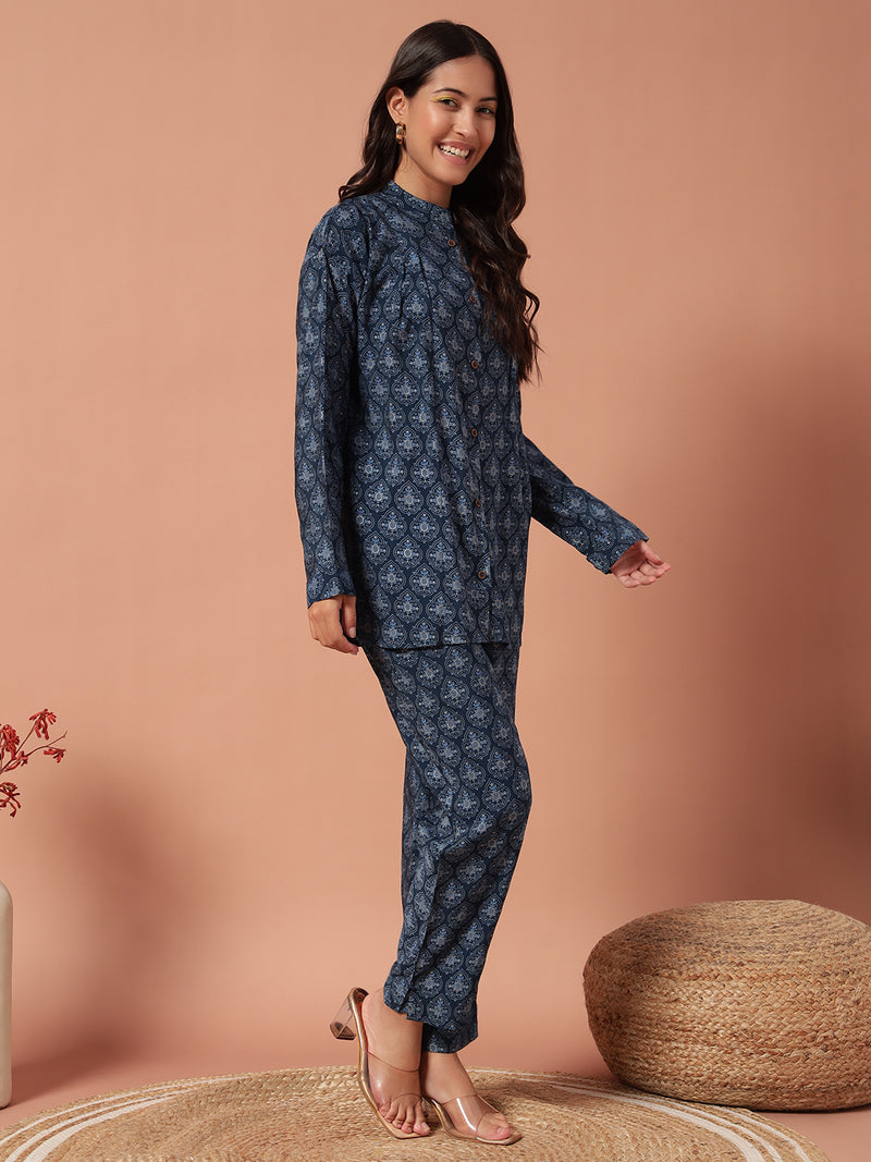Women Co Ord set - INDIGO