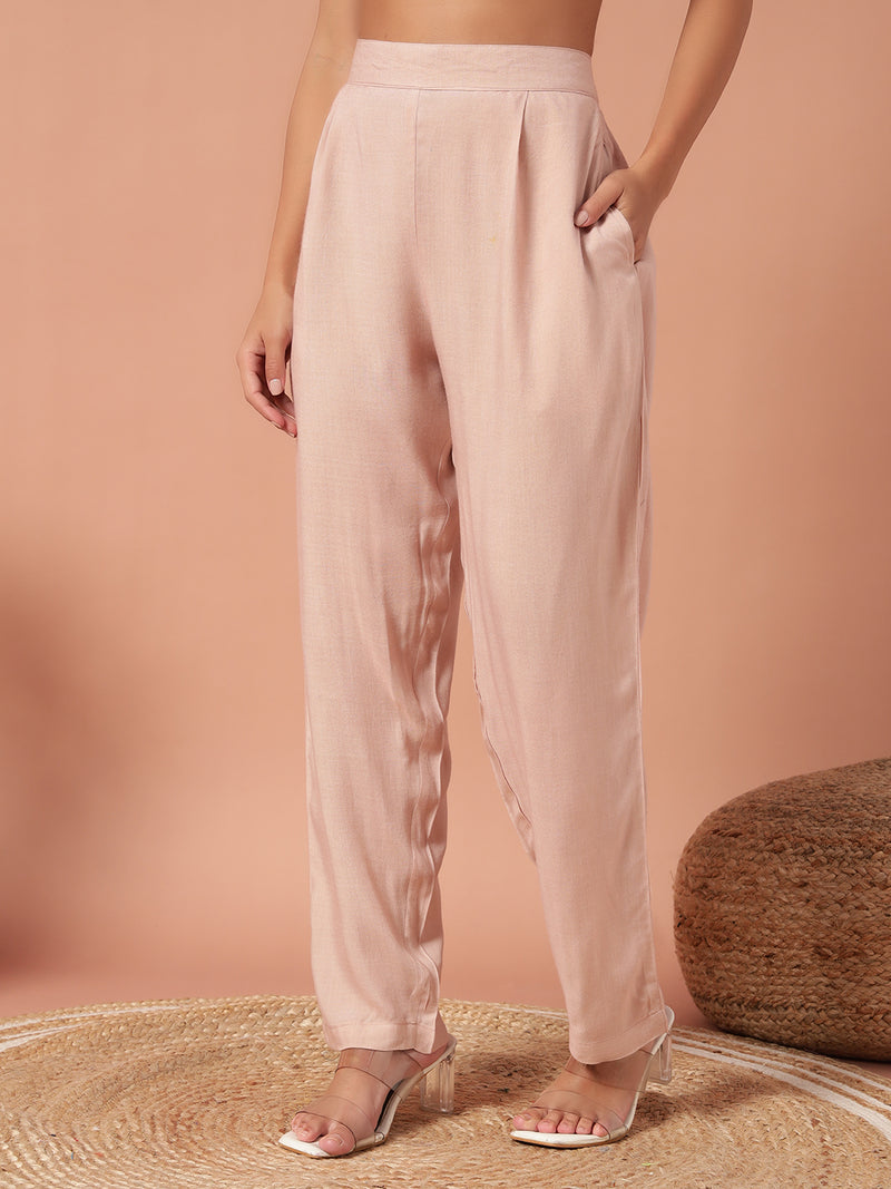 Women Co Ord set - Pastel Pink