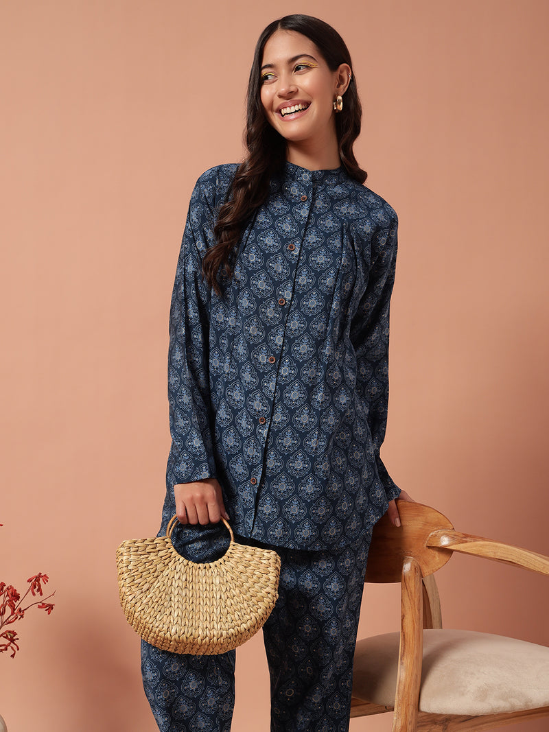 Women Co Ord set - INDIGO