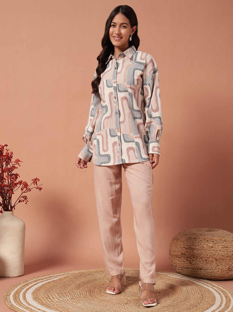 Women Co Ord set - COFFEE