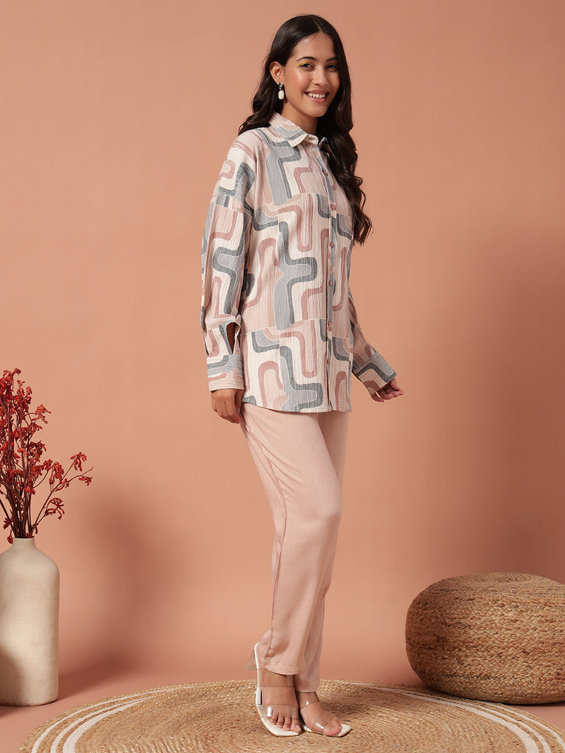 Women Co Ord set - COFFEE