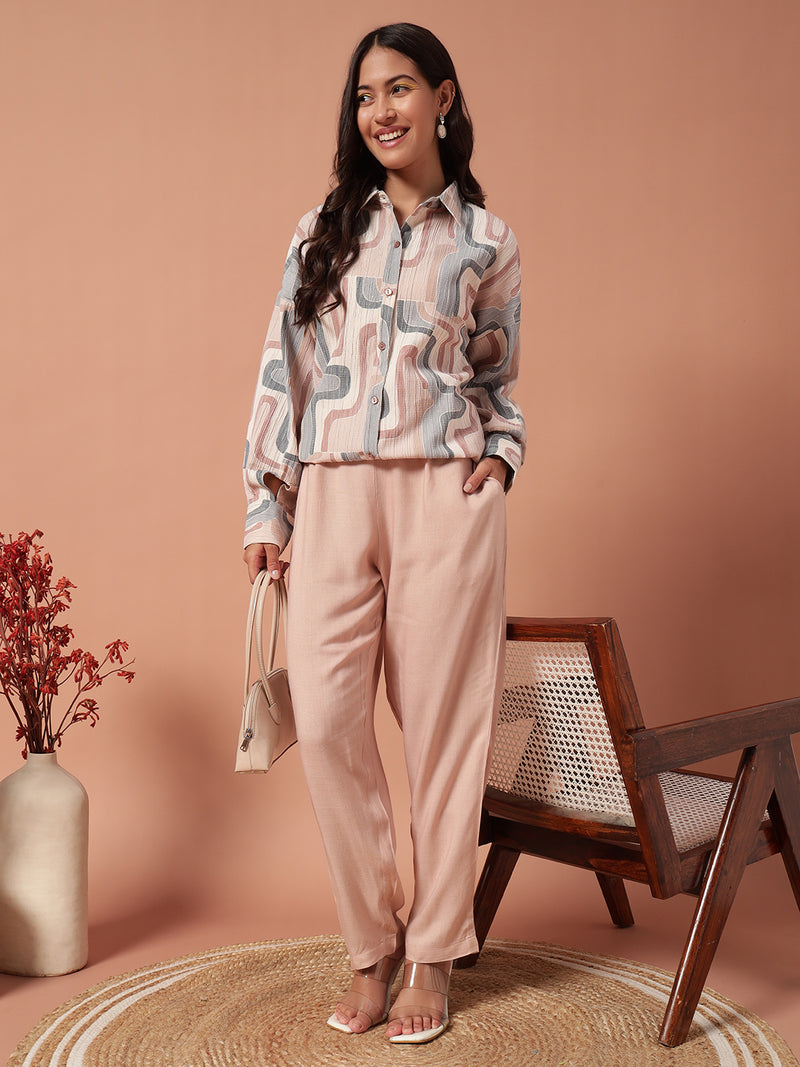 Women Co Ord set - COFFEE