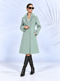 Pista Faux Fur Collar Longline Trench Coat