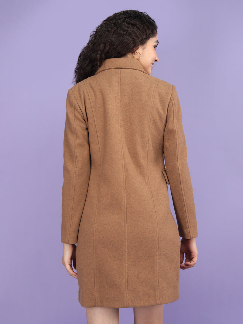 Cocoa Brown Long Coat