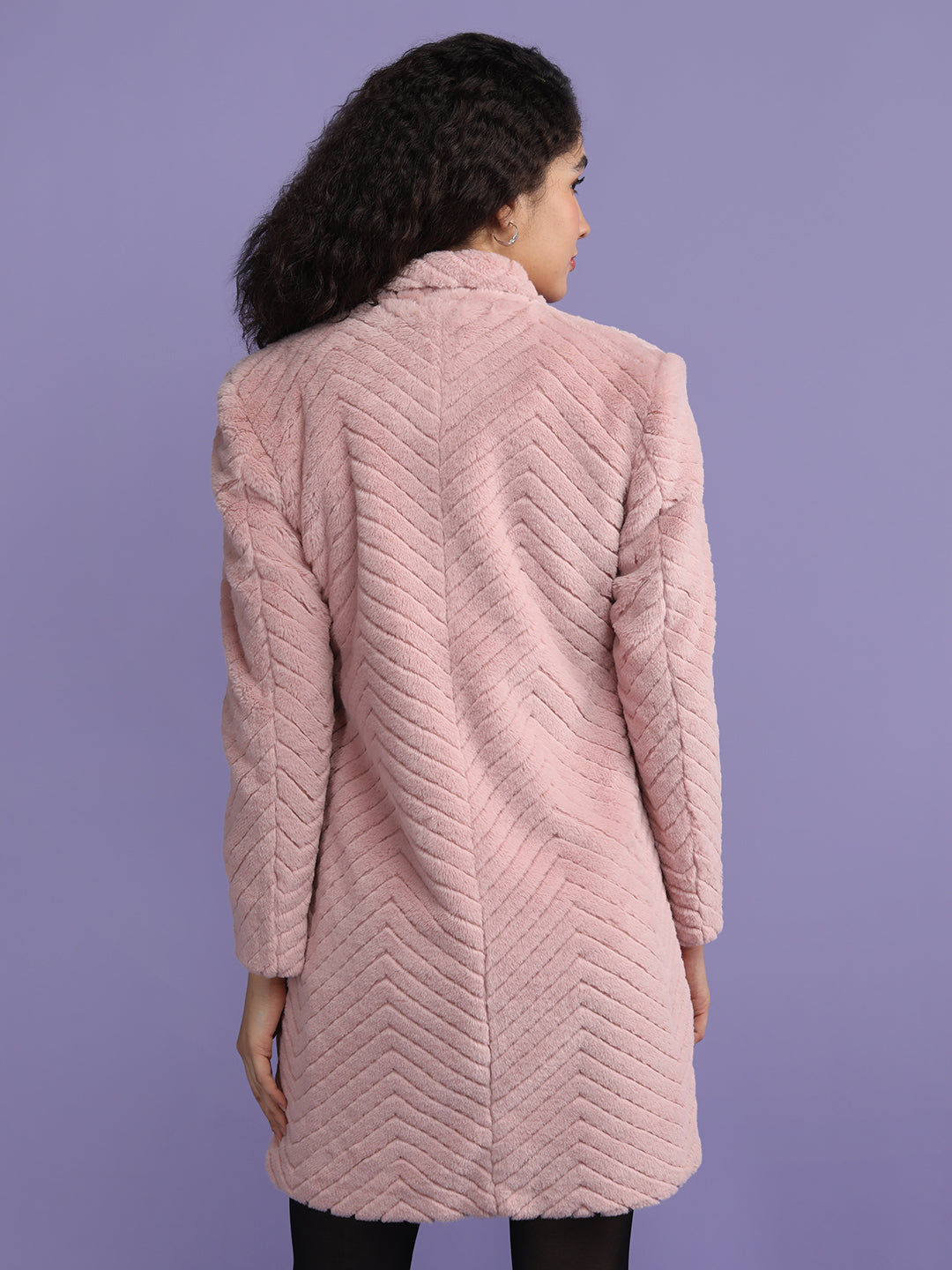 Pastelpink Furr Winter Coat