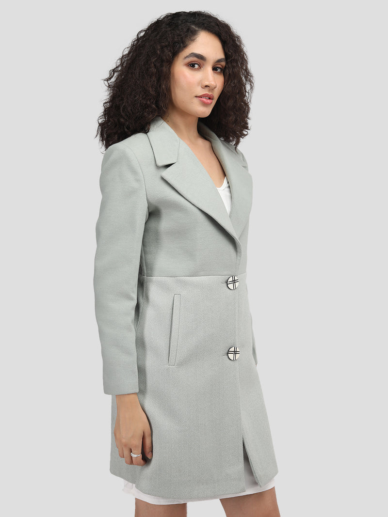 PLAGG Women Winter Stylish Coat - Pista Green