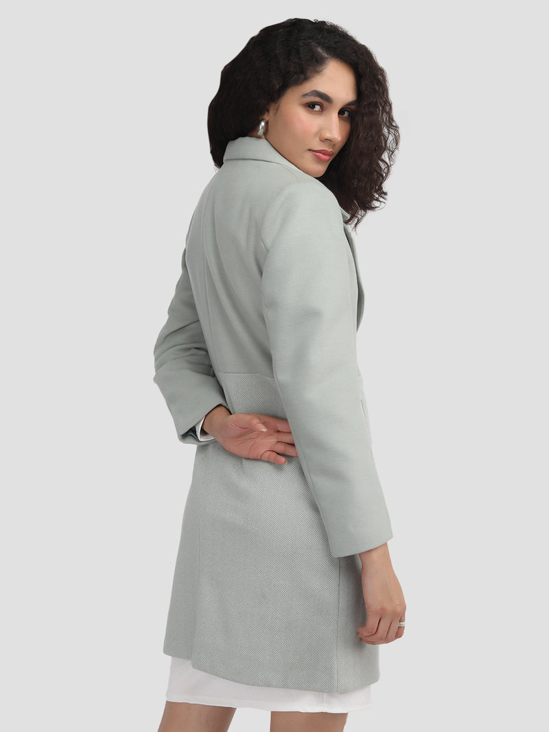 PLAGG Women Winter Stylish Coat - Pista Green