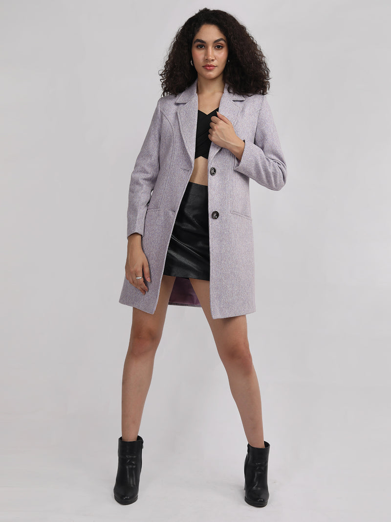 Lavender Brown Winter Coat