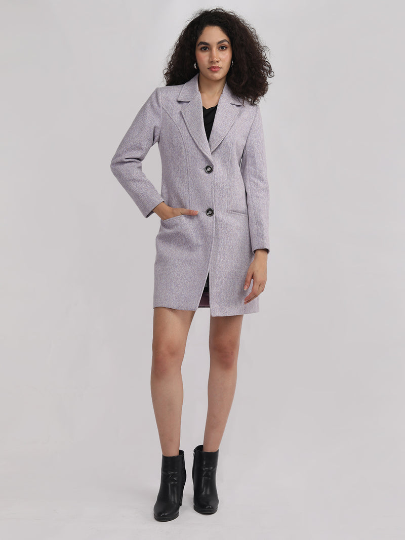 Lavender Brown Winter Coat