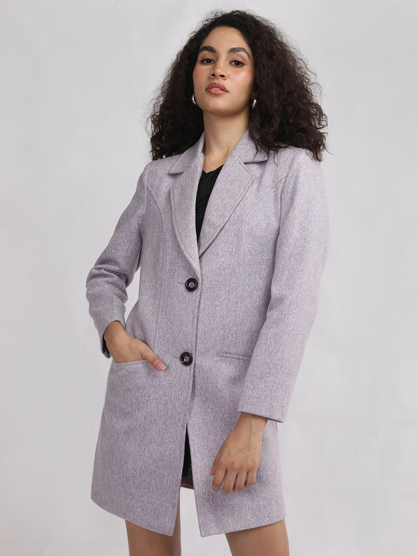 Lavender Brown Winter Coat